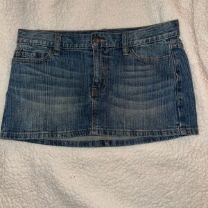 Brandy Melville Blue Ribbed Mini Skirt Casual